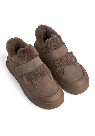 Кеди з хутром жіночі Vzuttya.UA