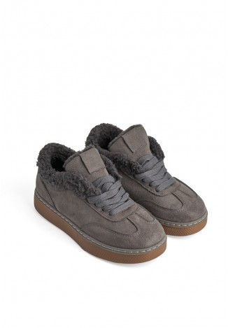 Кеди з хутром жіночі Vzuttya.UA