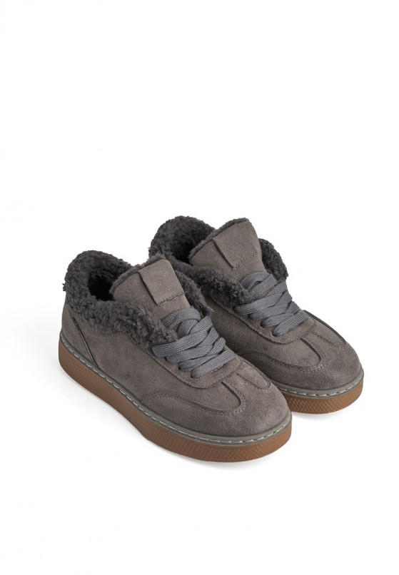 Кеди з хутром жіночі Vzuttya.UA