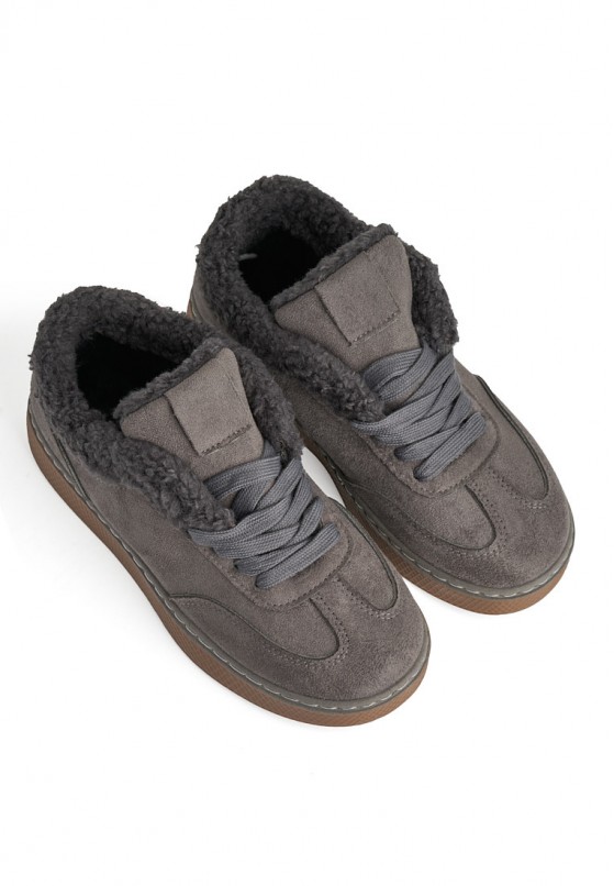 Кеди з хутром жіночі Vzuttya.UA