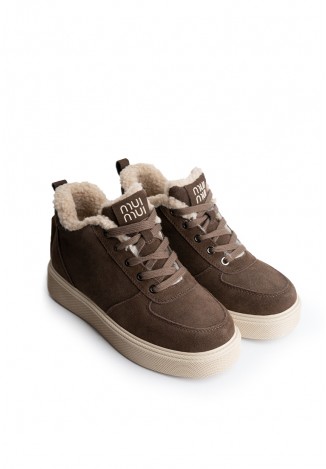 Кеди з хутром жіночі Vzuttya.UA