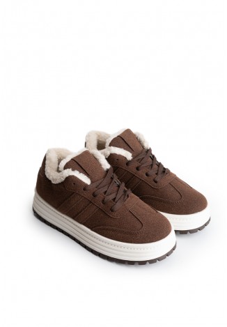 Кеди з хутром жіночі Vzuttya.UA