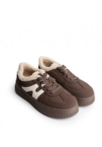 Кеди з хутром жіночі Vzuttya.UA