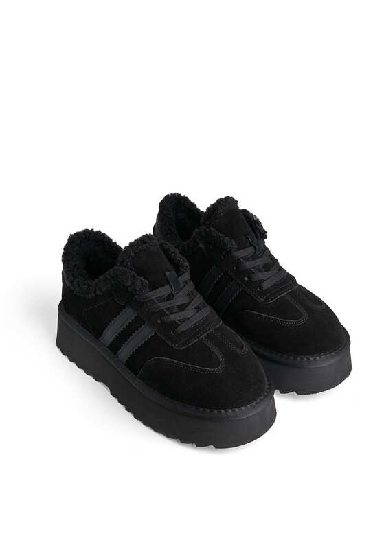 Кеди з хутром жіночі Vzuttya.UA