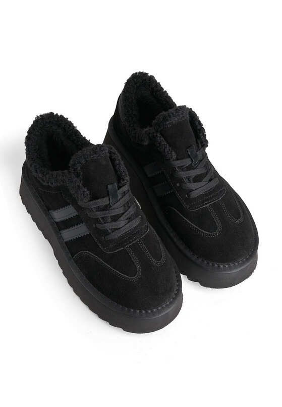 Кеди з хутром жіночі Vzuttya.UA