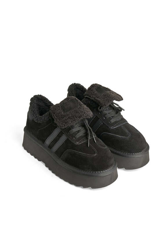 Кеди з хутром жіночі Vzuttya.UA