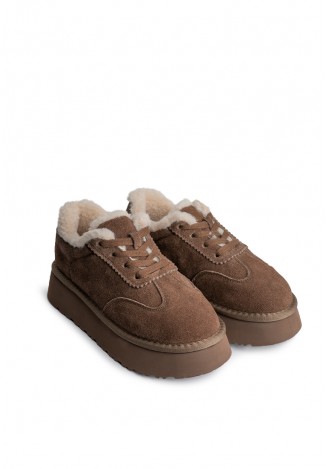 Кеди з хутром жіночі Fidelitti