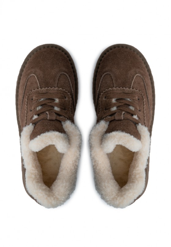 Кеди з хутром жіночі Vzuttya.UA