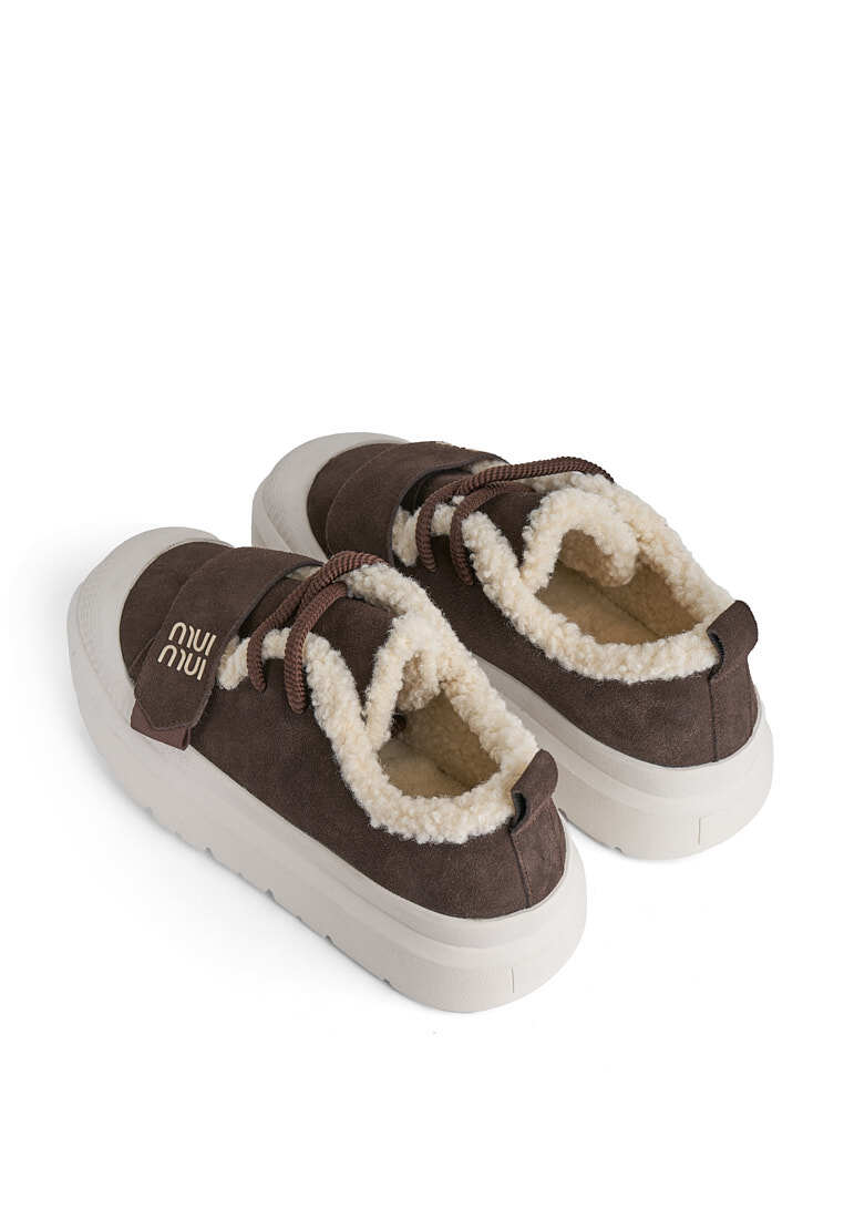 Кеди з хутром жіночі