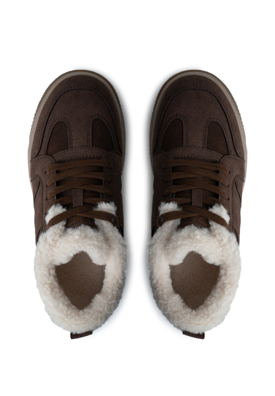 Кеди з хутром жіночі Vzuttya.UA