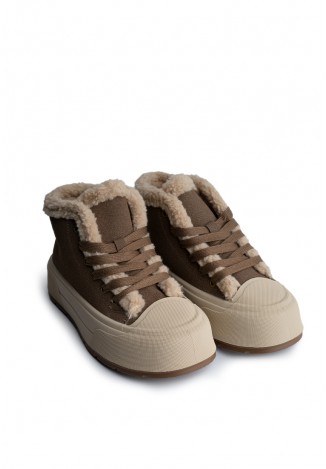 Кеди з хутром жіночі Vzuttya.UA