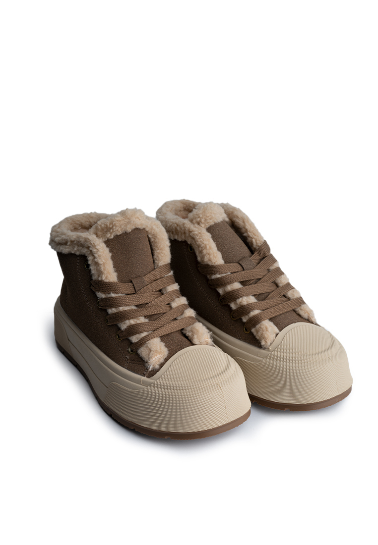 Кеди з хутром жіночі