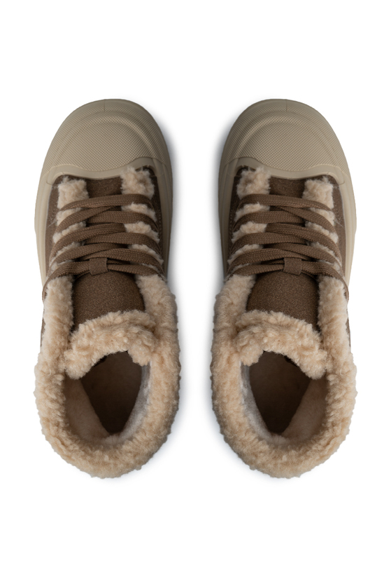 Кеди з хутром жіночі Vzuttya.UA