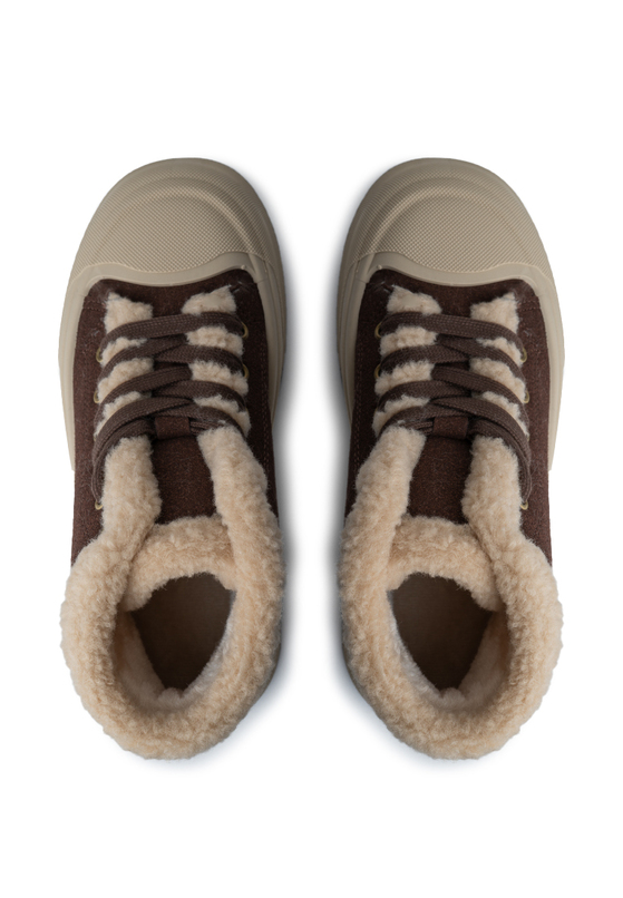 Кеди з хутром жіночі Vzuttya.UA