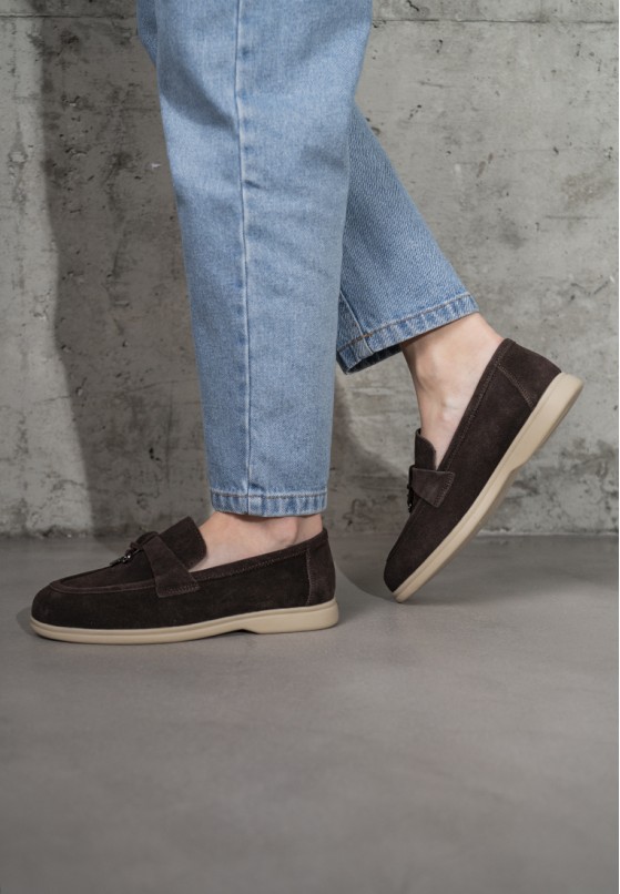 Лофери замшеві жіночі Vzuttya.UA