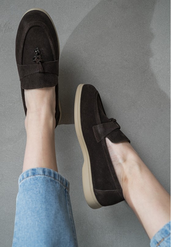 Лофери замшеві жіночі Vzuttya.UA