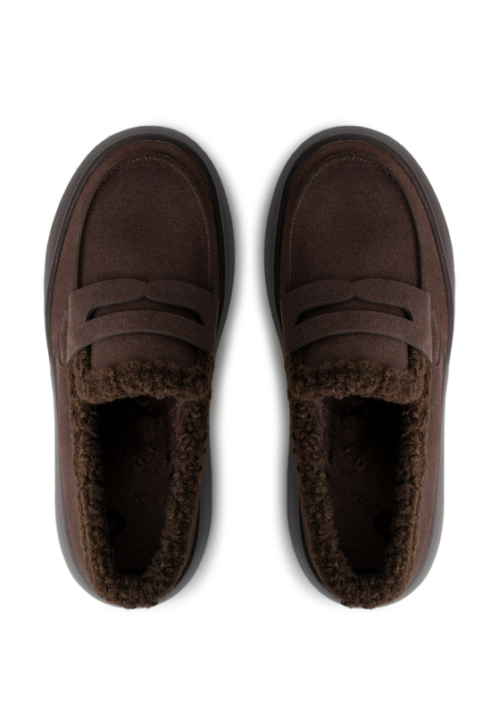 Лофери з хутром жіночі Vzuttya.UA