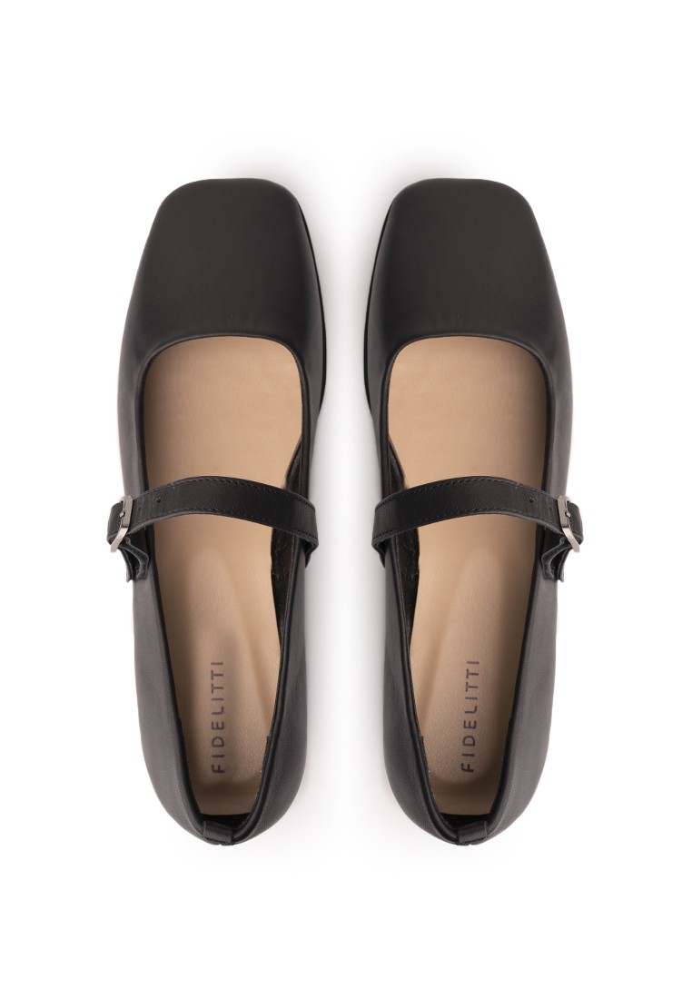 Балетки Mary Jane лакові шкіряні