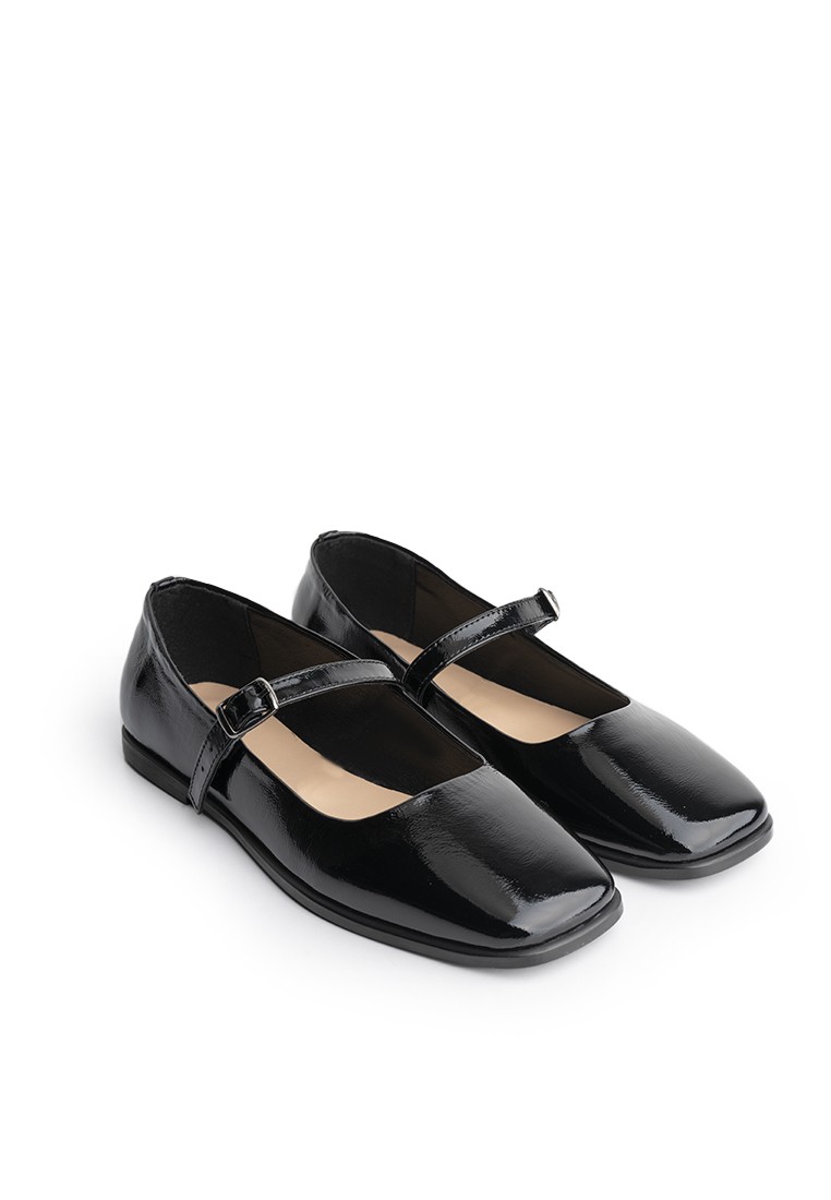 Балетки Mary Jane лакові шкіряні