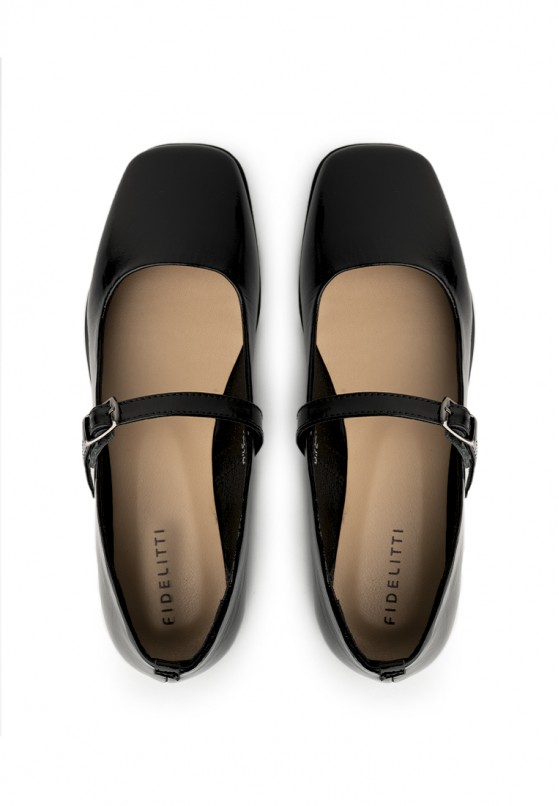 Балетки Mary Jane лакові шкіряні Vzuttya.UA