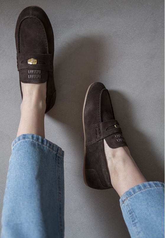 Мокасини замшеві жіночі Vzuttya.UA