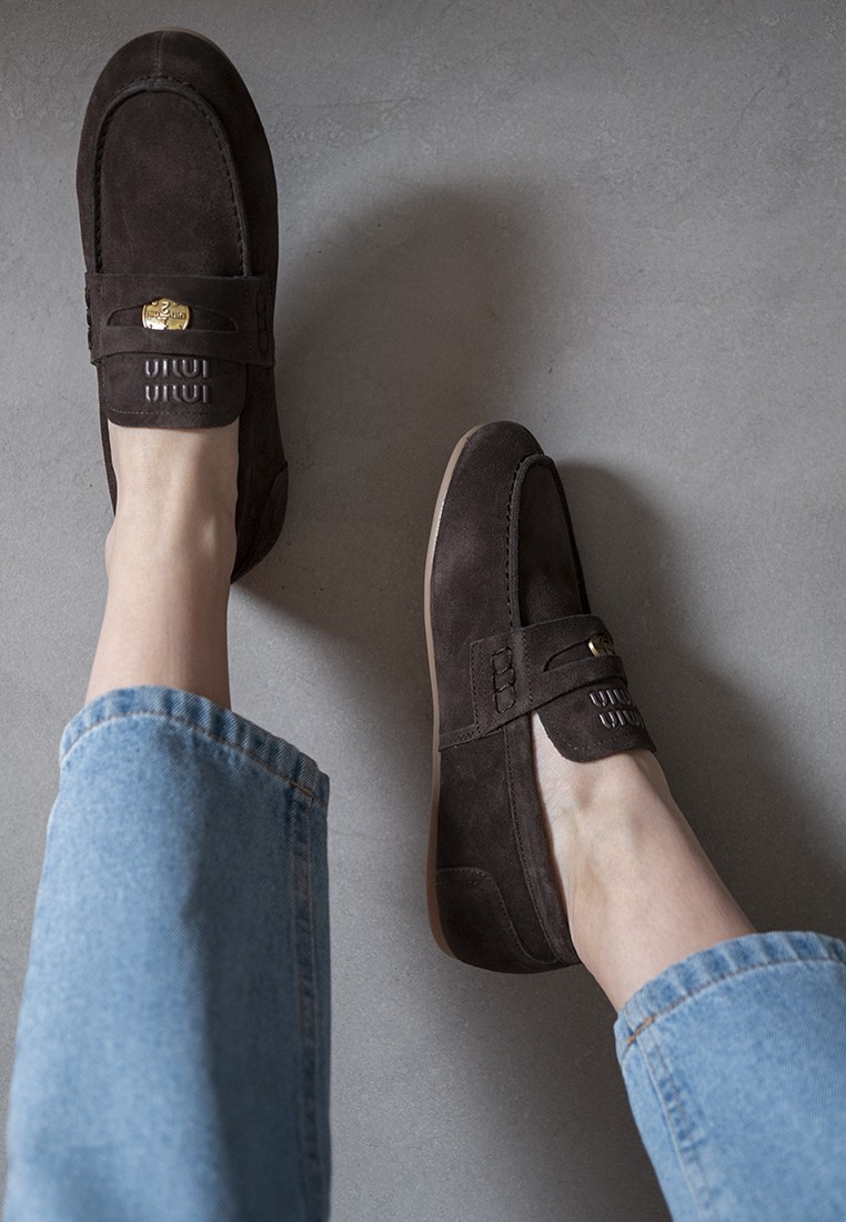 Мокасини замшеві жіночі