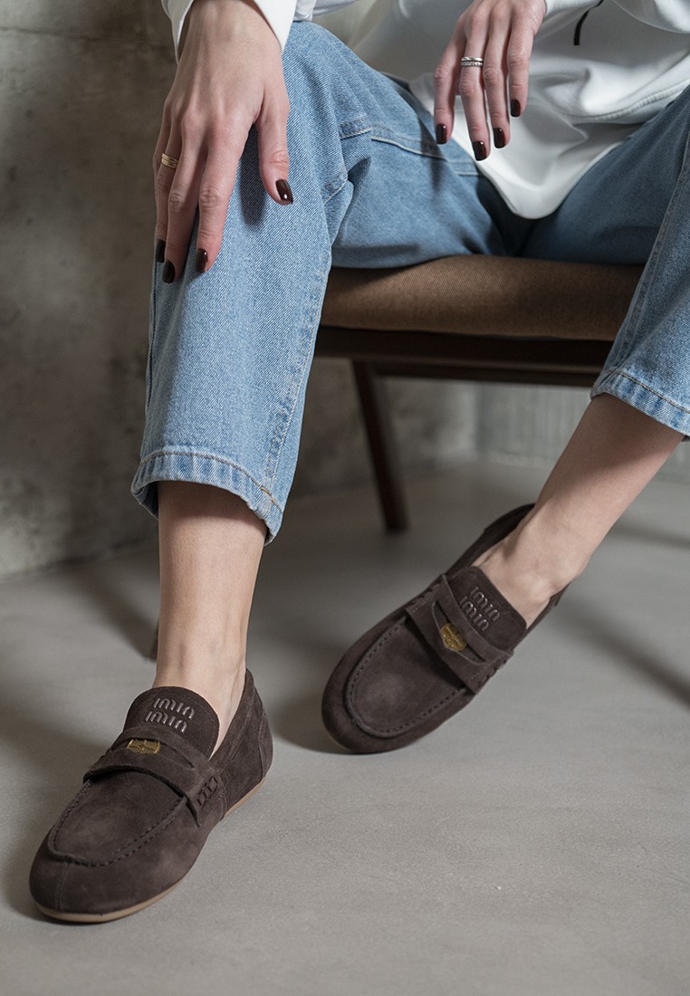 Мокасини замшеві жіночі