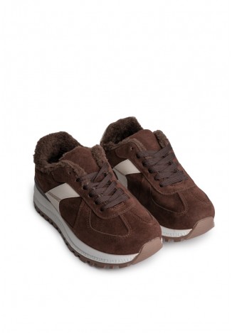 Кросівки з хутром жіночі Fidelitti