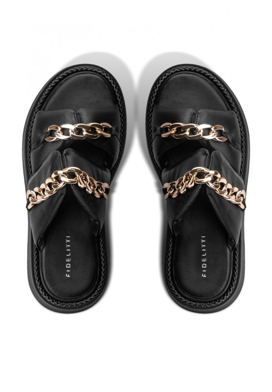 Шльопанці шкіряні жіночі Vzuttya.UA