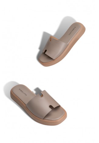 Шльопанці шкіряні жіночі Vzuttya.UA