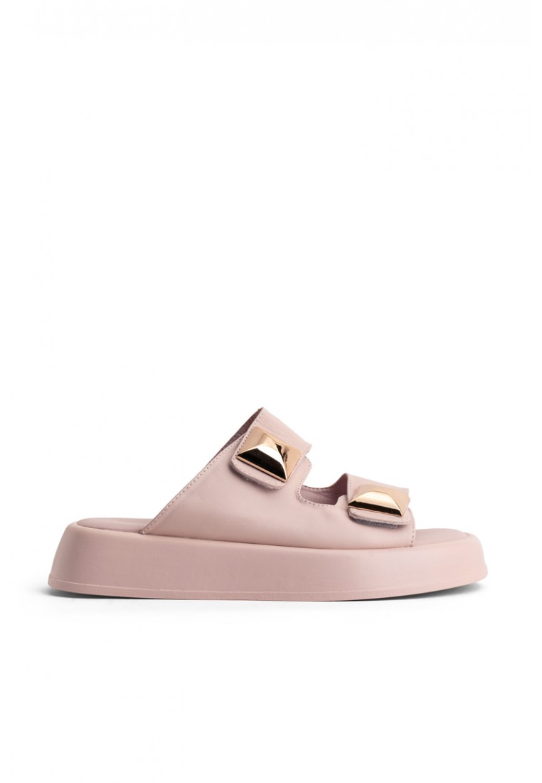 Шльопанці шкіряні жіночі