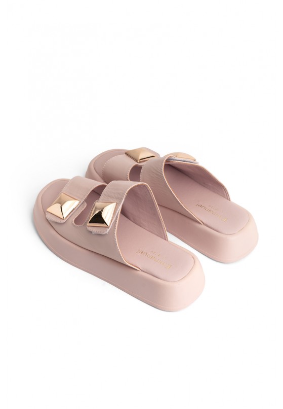 Шльопанці шкіряні жіночі Vzuttya.UA