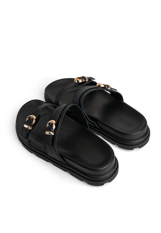 Шльопанці шкіряні жіночі Vzuttya.UA