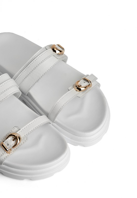 Шльопанці шкіряні жіночі Vzuttya.UA