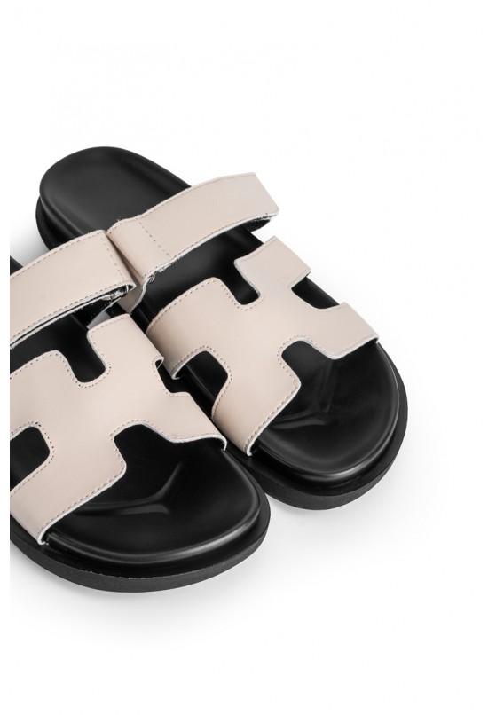 Шльопанці шкіряні жіночі Vzuttya.UA