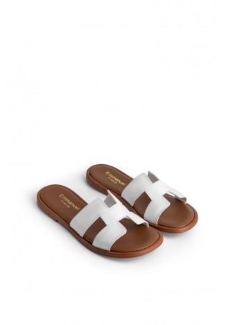 Шльопанці шкіряні жіночі Vzuttya.UA