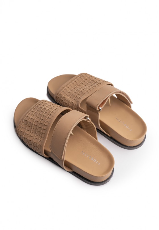 Шльопанці шкіряні жіночі Vzuttya.UA